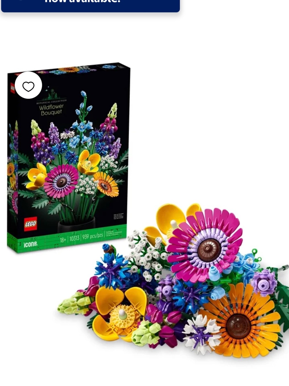 LEGO Icons Wildflower Bouquet (set #10313)